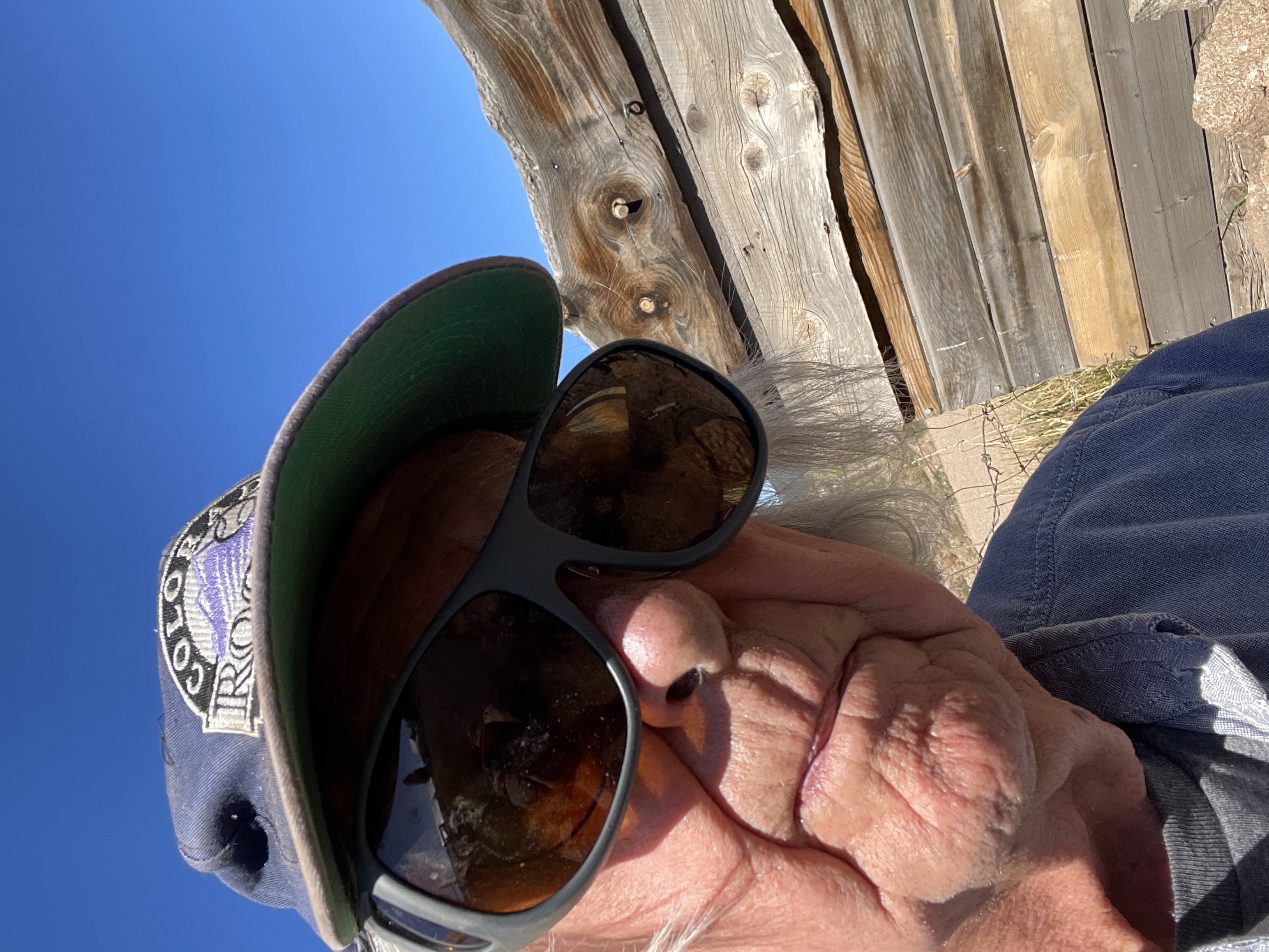 Wayne at the ranch